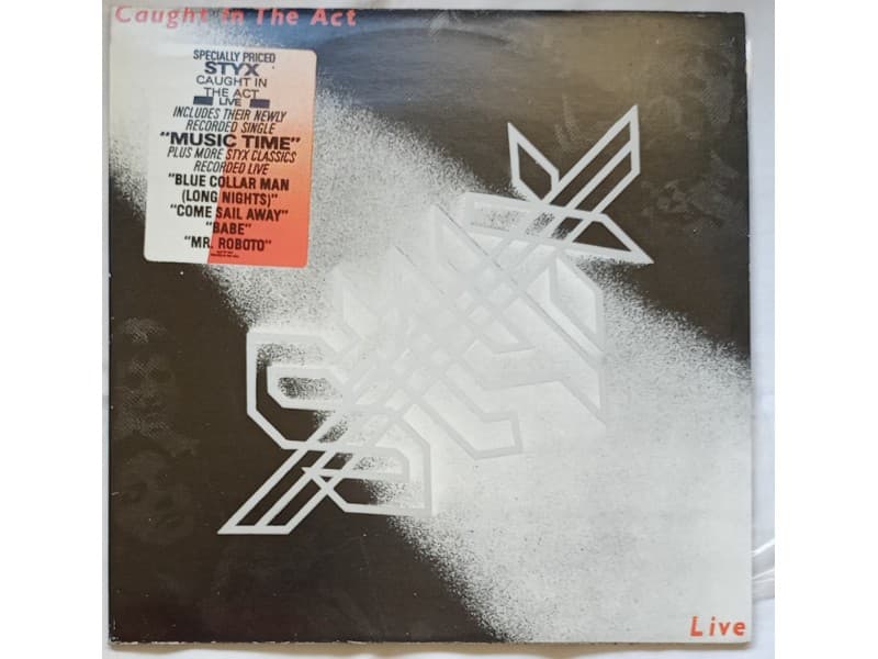 STYX — 2LP CAUGHT IN THE ACT LIVE