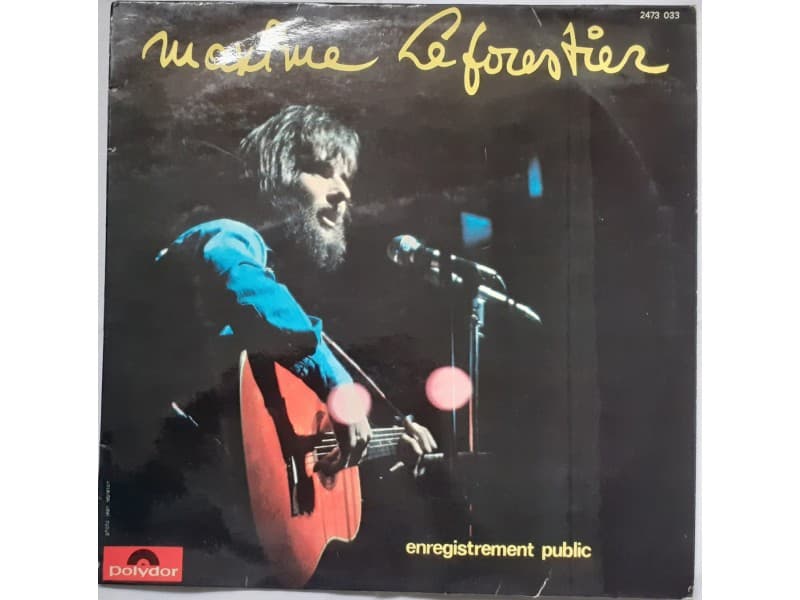 MAXIME LE FORESTIER — Enregistrement public