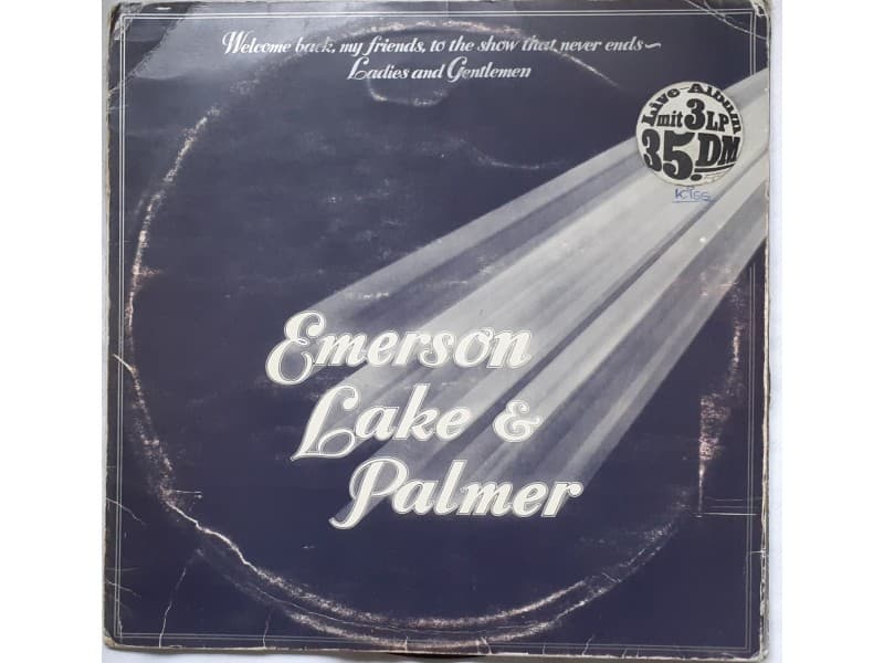 Emerson,Like & Palmer — 3LP Welcome back my friends...