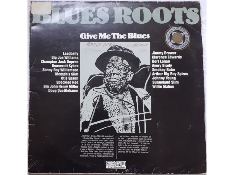VARIOUS — 2LP GIVE ME THE BLUES
