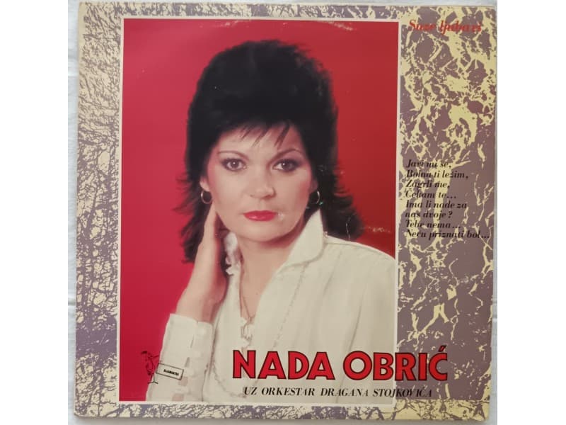 NADA OBRIC — SUZE LJUBAVI