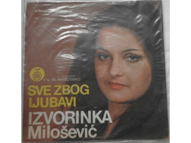 IZVORINKA MILOSEVIC — SVE ZBOG LJUBAVI