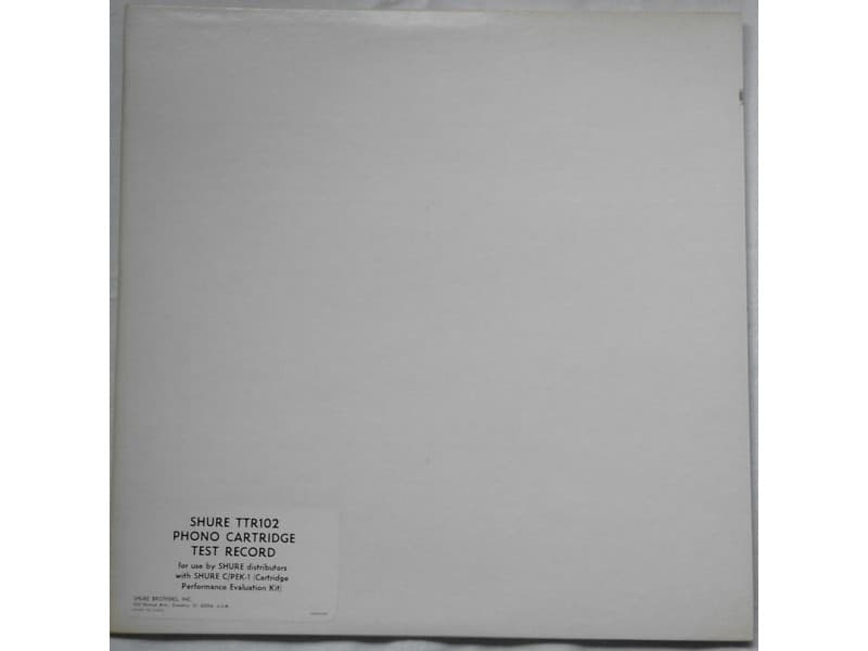 NO ARTIST – Phono Cartridge Test Record #2 — —