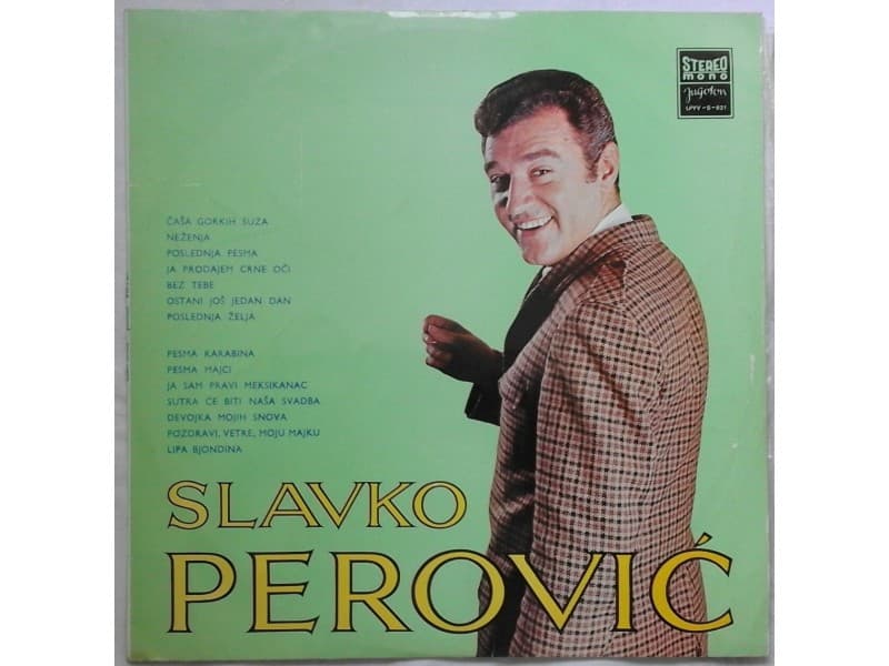 SLAVKO PEROVIC — SLAVKO PEROVIC