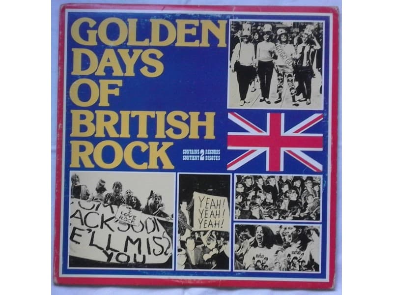 VARIOUS — 2LP GOLDEN DAYS OF BRITISH ROCK
