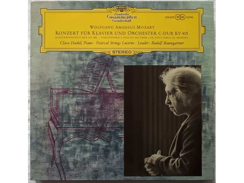 Clara Haskil,Wolfgang Amadeus Mozart — Piano concerto