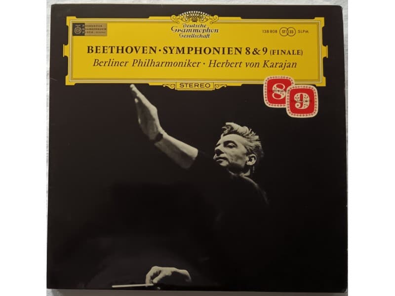 Berliner Philharmoniker,Karajan-Beethoven Symphony 8/9 — —