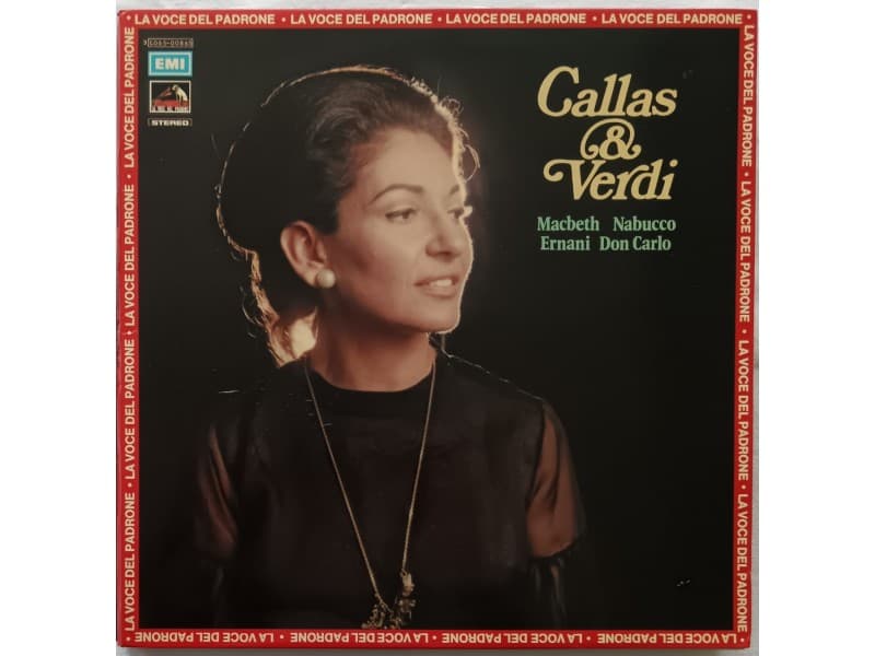 MARIA CALLAS — CALLAS & VERDI ( Italy Press )