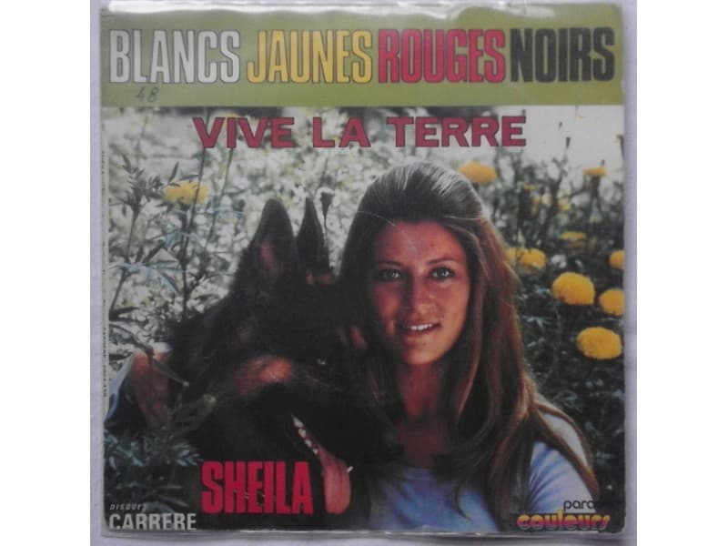SHEILA — BLANCS JAUNES ROUGES NOIRS