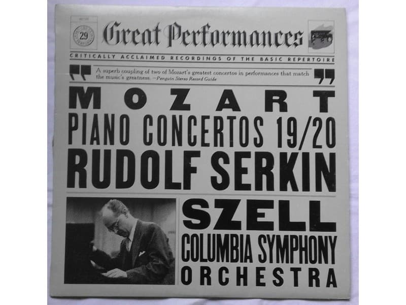 Rudolf Serkin, Mozart, Szell — Piano concertos 19/20