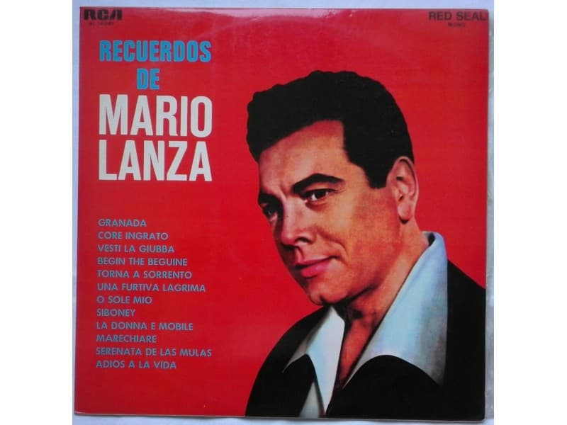 MARIO LANZA — RECUERDOS DE MARIO LANZA