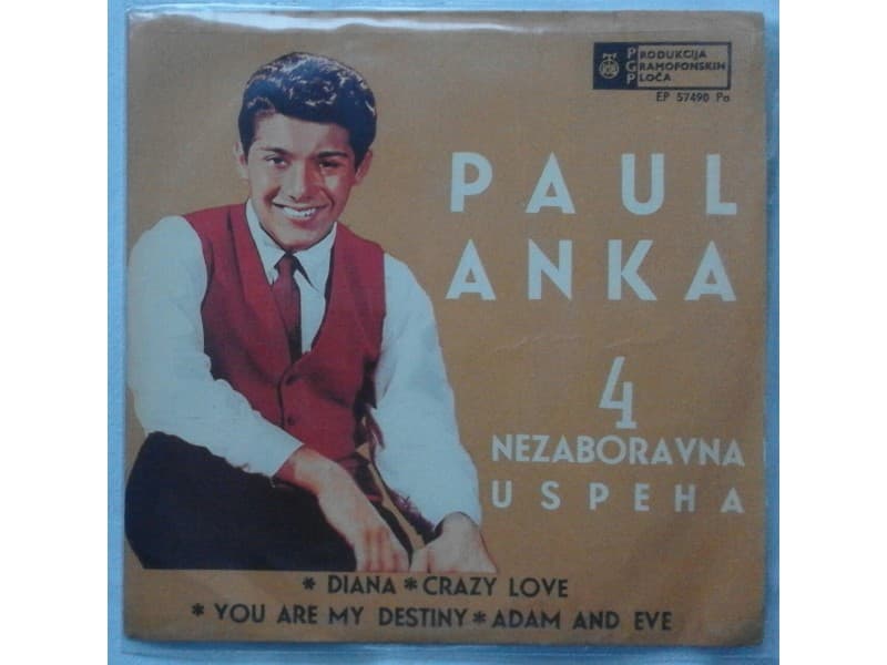 PAUL ANKA — 4 NEZABORAVNA USPEHA