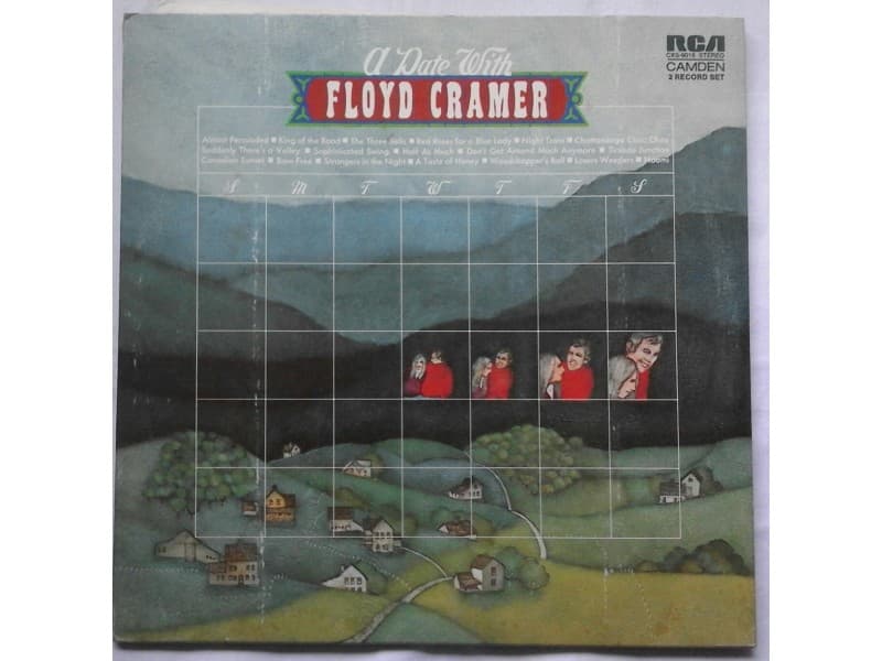 FLOYD CRAMER — 2LP A date with Floyd Cramer