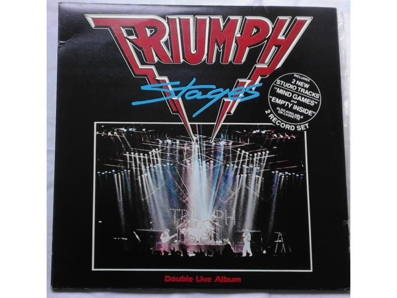 TRIUMPH — 2LP STAGES LIVE ALBUM