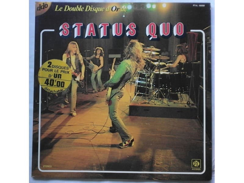 STATUS QUO — 2LP Le double disque d`or de