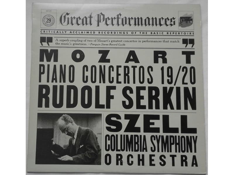 Mozart / Rudolf Serkin — Piano concertos 19/20