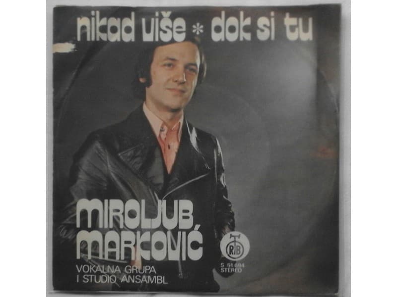 MIROLJUB MARKOVIC — NIKAD VISE