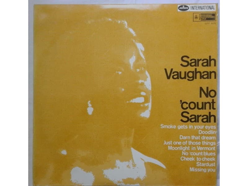 SARAH VAUGHAN — NO `COUNT SARAH