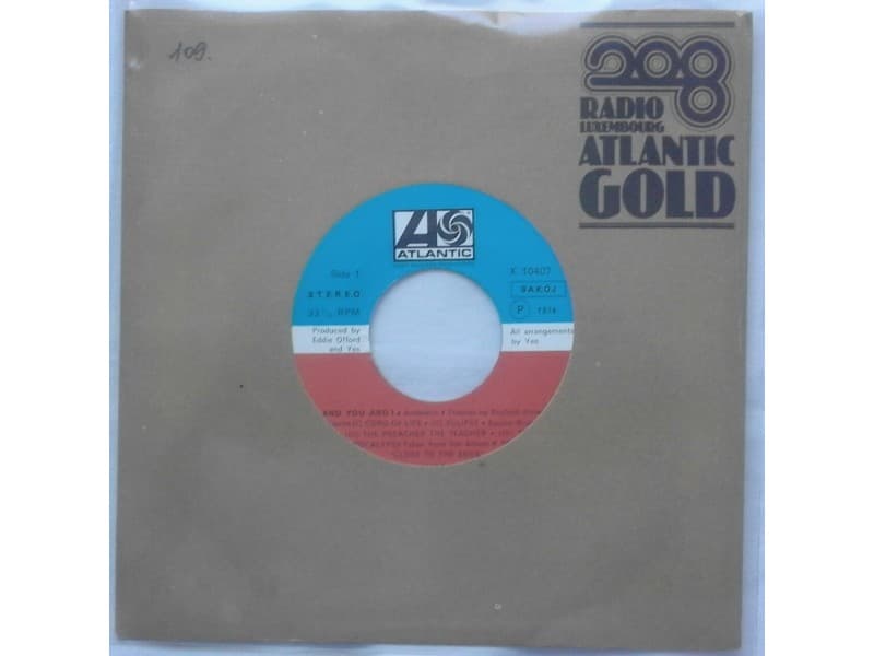 YES — AND YOU AND I / ROUNDABOUT