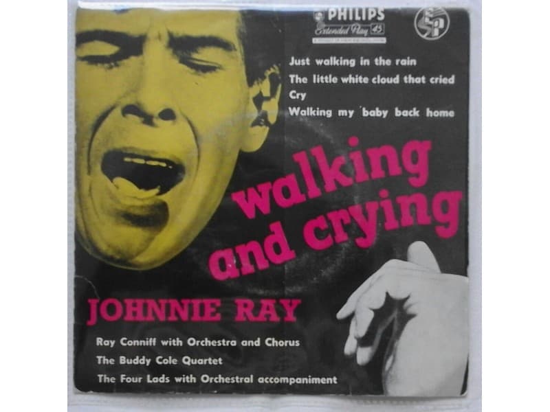 JOHNNIE RAY — WALKING AND CRYING (UK Press)
