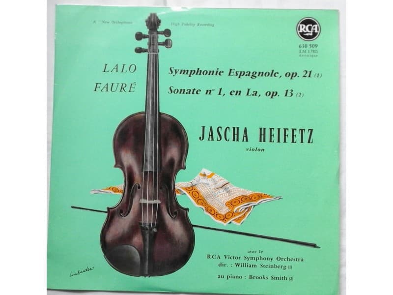Jascha Heifetz — Lalo symphonie Espagnole op.21