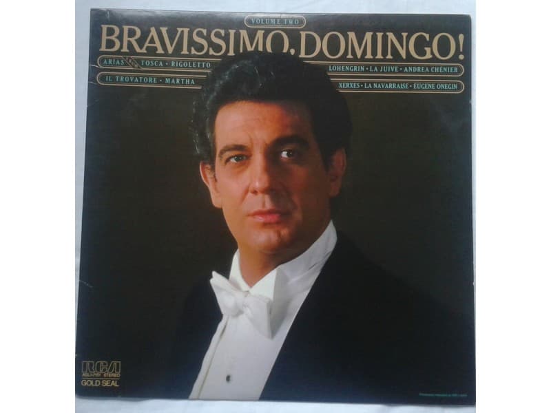 PLACIDO DOMINGO — Bravissimo,Domingo Vol.Two