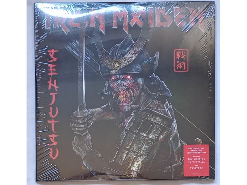 IRON MAIDEN — 3LP SENJUTSU ( Novo !!! )