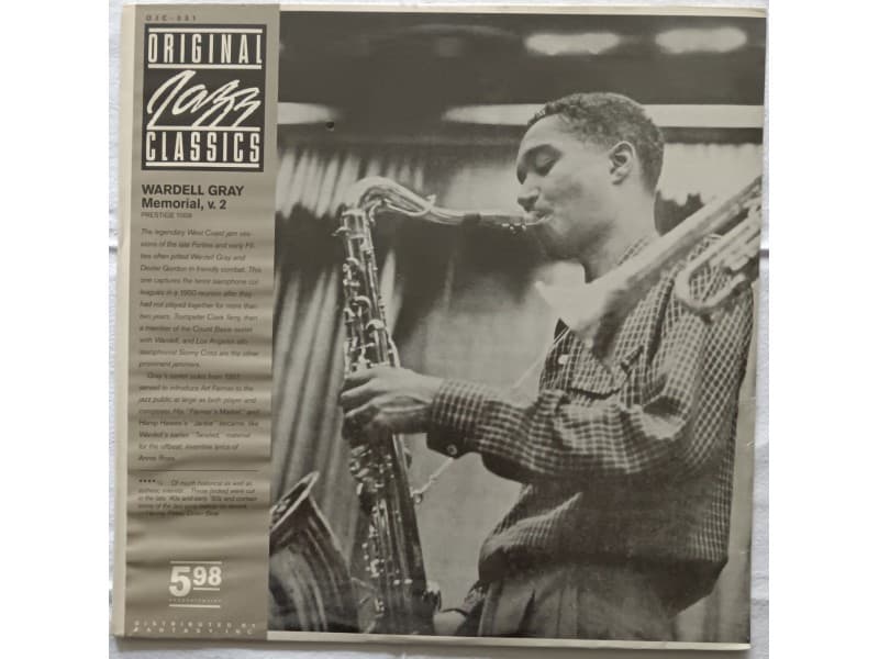 WARDELL GRAY — MEMORIAL Vol.2 (U.S.Press)(Novo!!!)