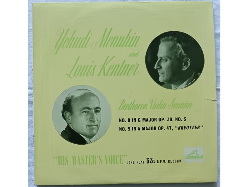 Yehudi Menuhin,Louis Kentner,Beethoven -Violin sonatas — —