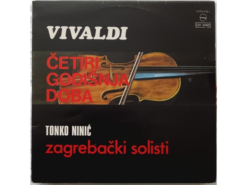 Vivaldi,Tonko Rosic Zagrebacki solisti-4 Godisnja doba — —