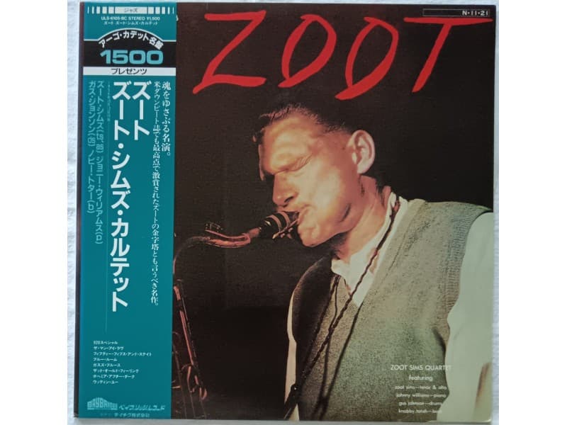 ZOOT SIMS QUARTET — ZOOT ( Japan Press !!! )