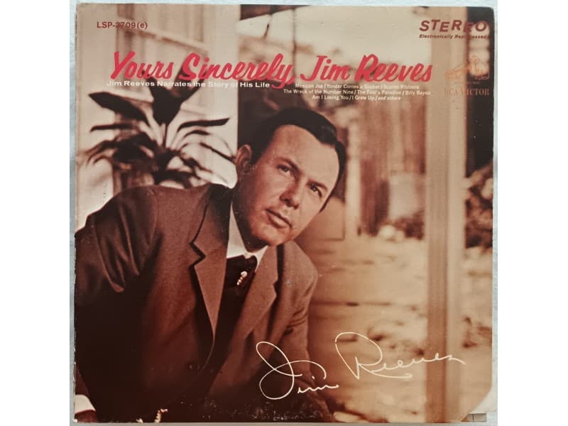 JIM REEVES — Yours sincerely, Jim Reevs (Mint !!!)