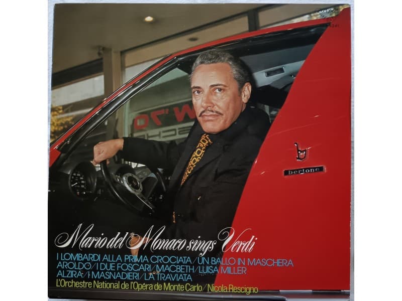 MARIO DEL MONACO — Sings Verdi (Japan Press)