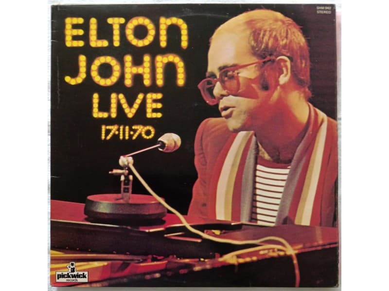 ELTON JOHN — LIVE `70 ( UK. Press )