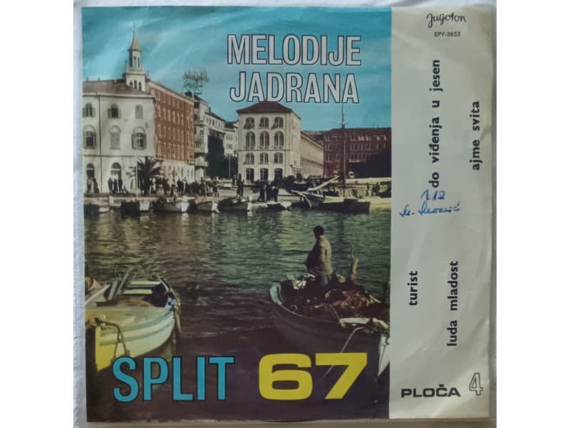 VARIOUS — SPLIT `67 Melodije Jadrana Ploca 4