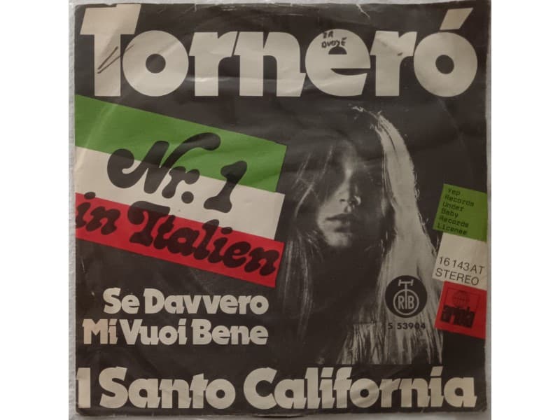 I SANTO CALIFORNIA — TORNERO
