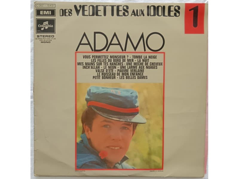 ADAMO — DES VEDETTES AUX IDOLES