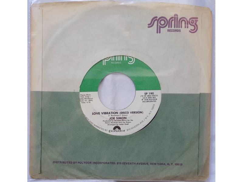 JOE SIMON — LOVE VIBRATION