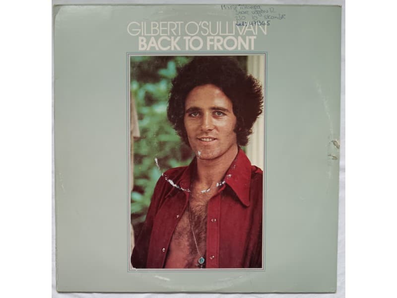 GILBERT O`SULLIVAN — BACK TO FRONT