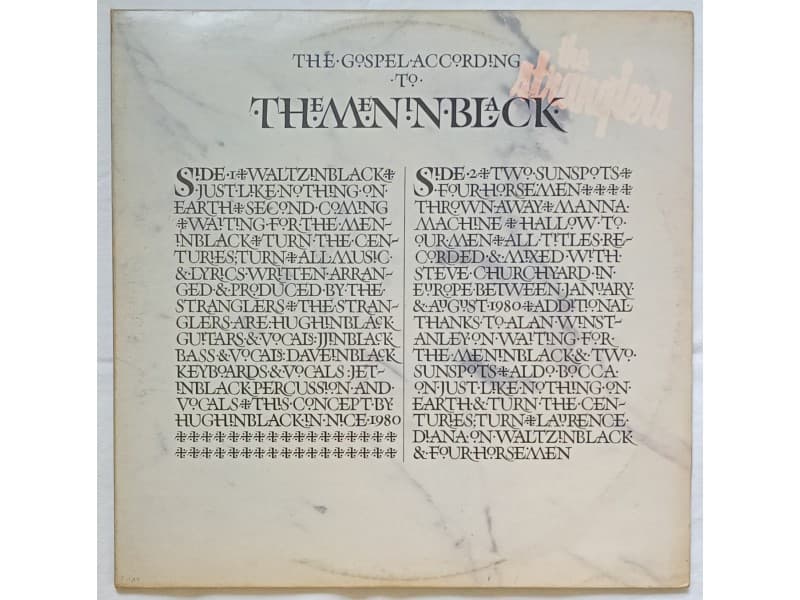 STRANGLERS — The Gospel according to the meninblack