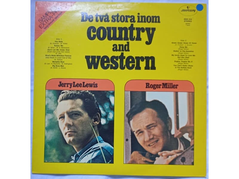 Jerry Lee Lewis,Roger Miller- De två stora inom country — —