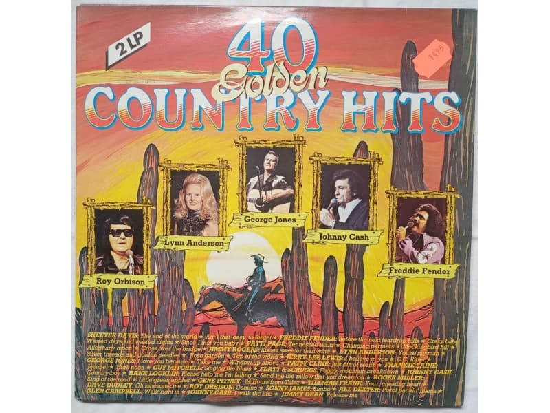 VARIOUS — 2LP 40 GOLDEN COUNTRY HITS