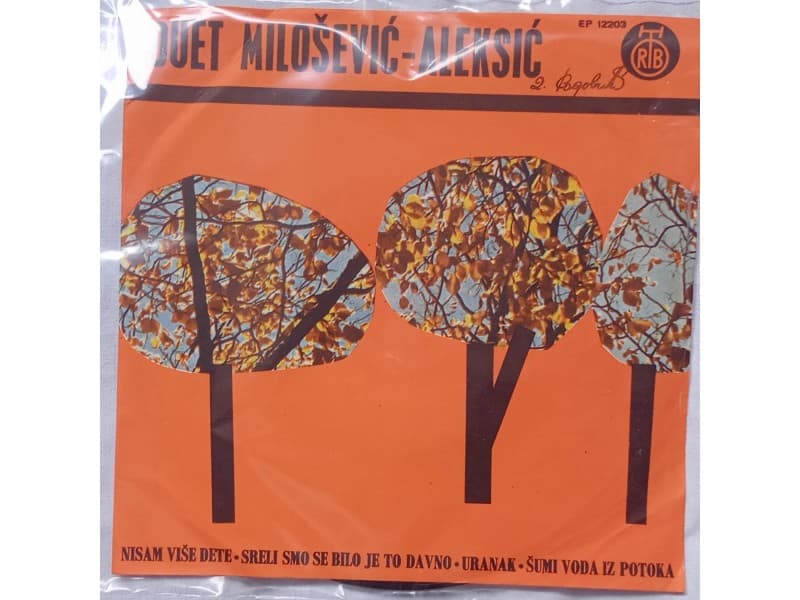 Duet MILOSEVIC ALEKSIC — NISAM VISE DETE