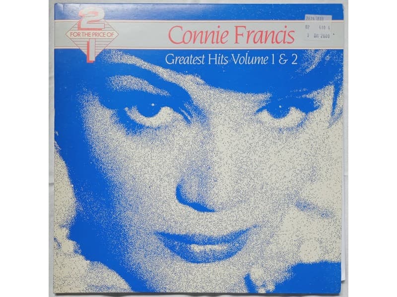CONNIE FRANCIS — 2LP Greatest hits Volume 1&2