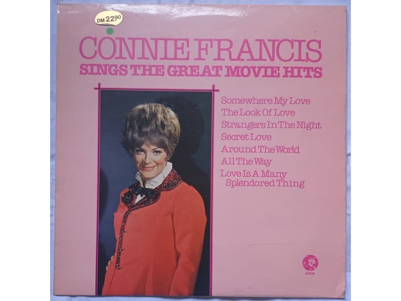 CONNIE FRANCIS — Sings the great movie hits
