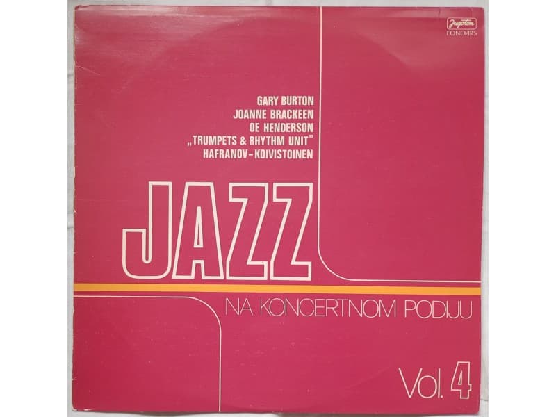 Various — JAZZ NA KONCERTNOM PODIJUMU Vol.4