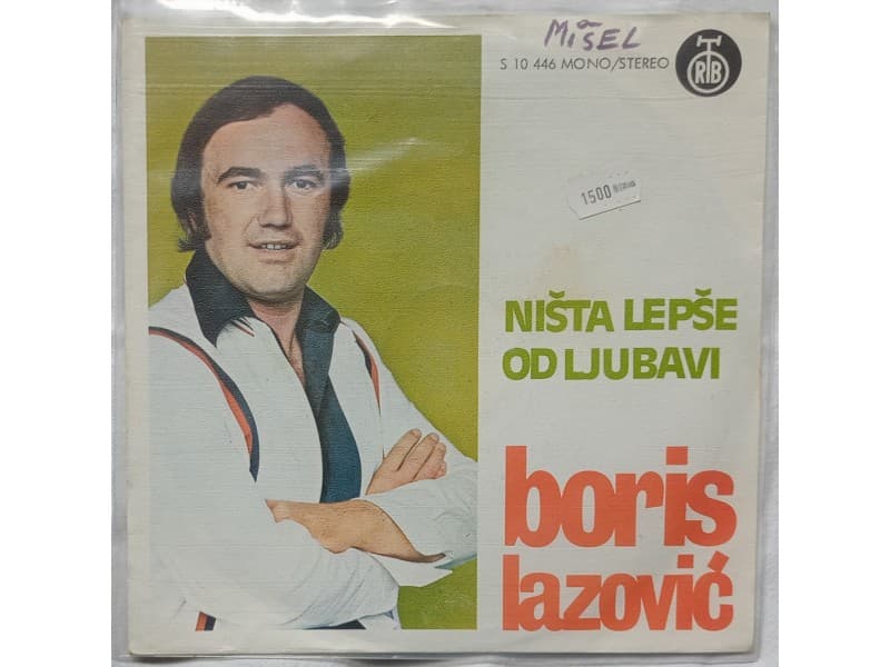 BORIS LAZOVIC — NISTA LEPSE OD LJUBAVI