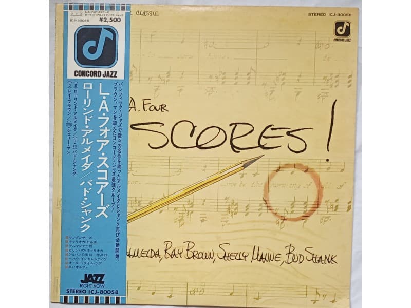 L. A.FOUR ( L. A.4 ) — The L.A.four Scores (Japan Pr