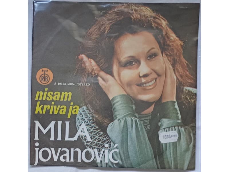 MILA JOVANOVIC — NISAM KRIVA JA