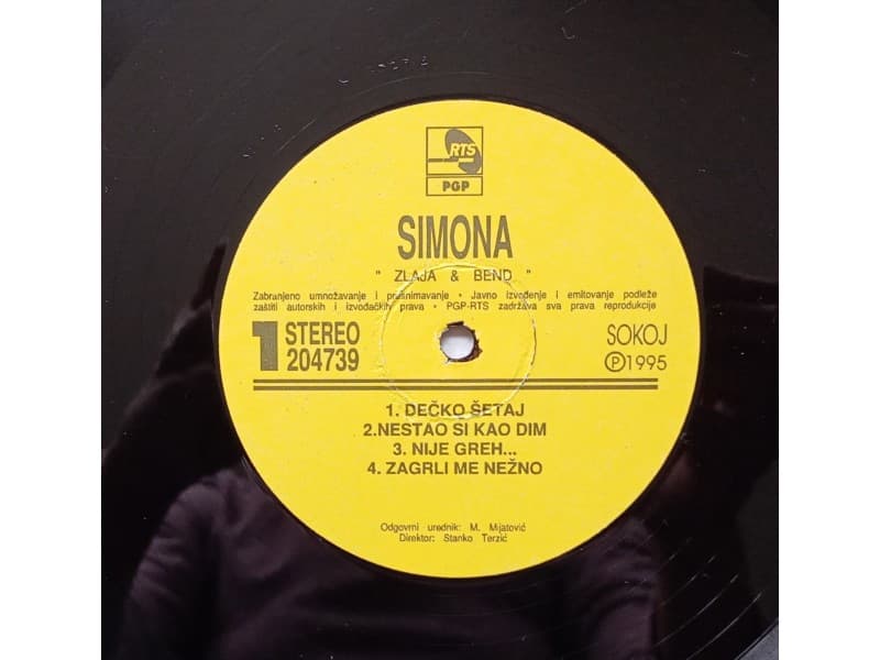 SIMONA i ZLAJA & BAND — SIMONA (Promo Ploca)